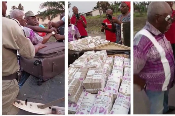 Non, le Président de l'Assemblée nationale Gabonaise n'a pas été arrêté avec des valises remplies de billets de banque 