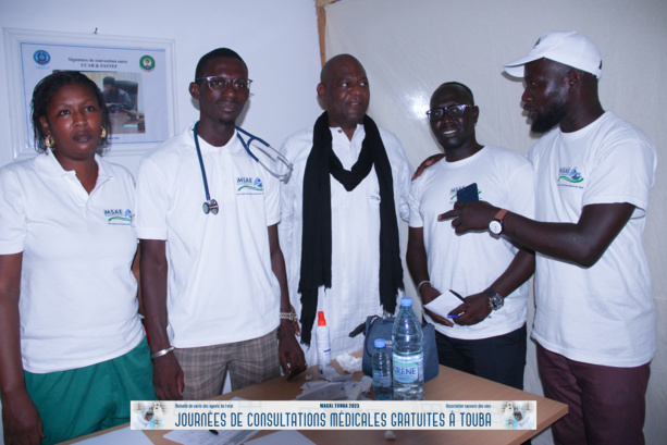 Consultations médicales gratuites au grand magal de Touba : Plus de 300 pèlerins soulagés par la MSAE et « Sauvons des vies » Consultations médicales gratuites au grand magal de Touba : Plus de 300 pèlerins soulagés par la MSAE et « Sauvons des vies »