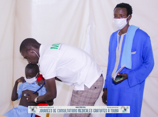 Consultations médicales gratuites au grand magal de Touba : Plus de 300 pèlerins soulagés par la MSAE et « Sauvons des vies »