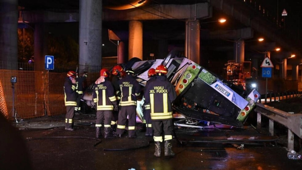 Italie : Un accident de bus à Venise fait au moins 21 morts Italie : Un accident de bus à Venise fait au moins 21 morts