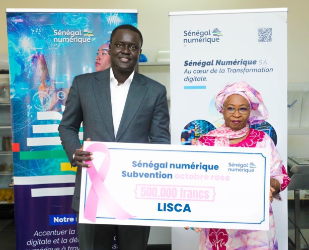 Octobre rose : Sénégal Numérique joue sa partition aux côtés des femmes du personnel et de la LISCA
