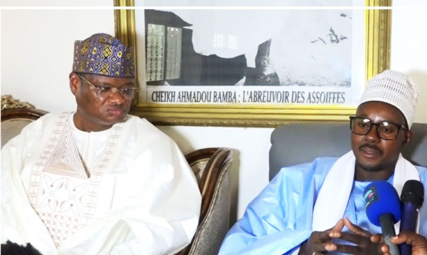 TOUBA : Aliou Dia, candidat du PUR en 2024, reçu par le Khalife et son porte-parole TOUBA : Aliou Dia, candidat du PUR en 2024, reçu par le Khalife et son porte-parole
