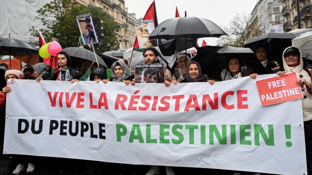 Paris: plusieurs milliers de personnes manifestent pour un "cessez le feu immédiat" à Gaza