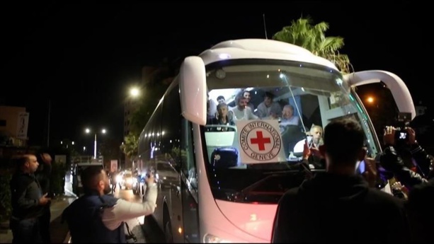 Israel : 39 détenus Palestiniens libérés Israel : 39 détenus Palestiniens libérés