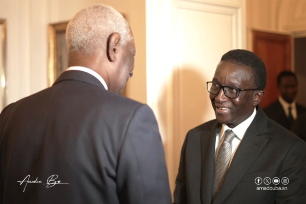 Paris : Amadou BA a rencontré Abdou DIOUF