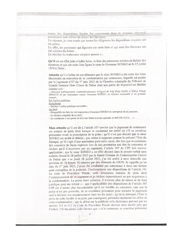Affaire Sonko : "Contrairement au juge de Ziguinchor...celui de Dakar va plus loin sur le fond" (Par Seydina Oumar Touré