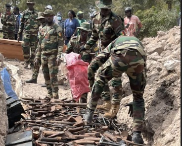 Casamance : Les armes de guerre d'ex combattants du MFDC détruites