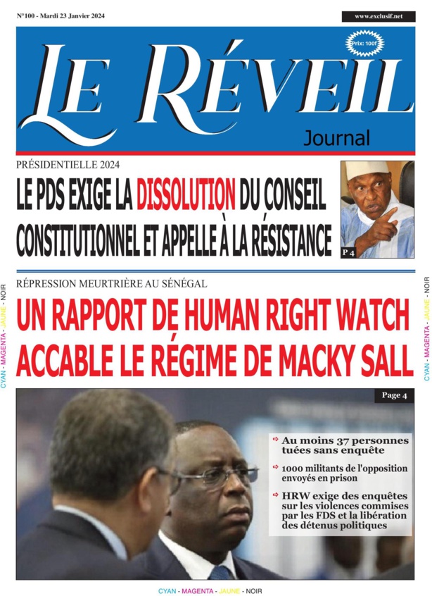 Le Réveil Quotidien du Mardi 23 Janvier 2024 Le Réveil Quotidien du Mardi 23 Janvier 2024