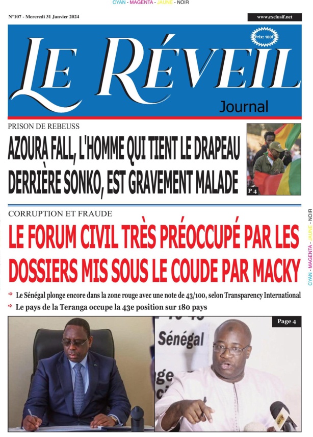 Le Réveil Quotidien du Mercredi 31 Janvier 2024 Le Réveil Quotidien du Mercredi 31 Janvier 2024