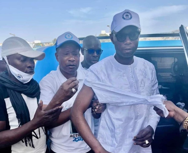 Le candidat Daouda Ndiaye "brutalisé" par la gendarmerie