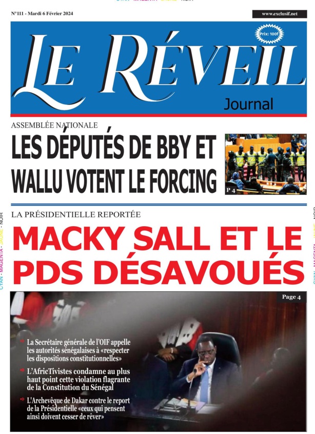 Le Réveil Quotidien du Mardi 06 février 2024