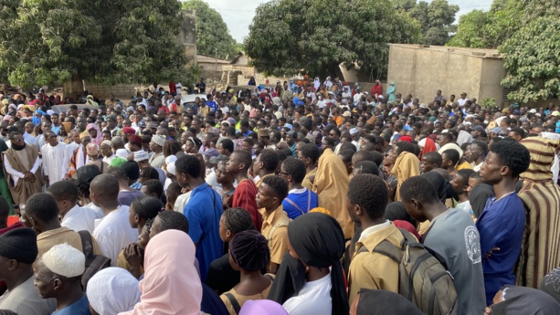 Manifestation contre le report de la présidentielle :  Les images des obsèques de Landing Camara tué par balle à Ziguinchor