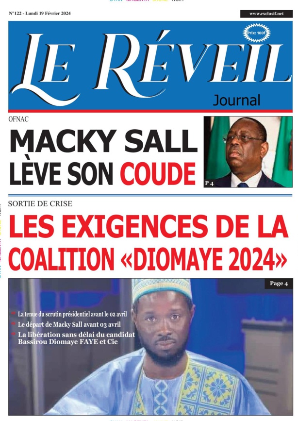 Le Réveil Quotidien du Lundi 19 février 2024