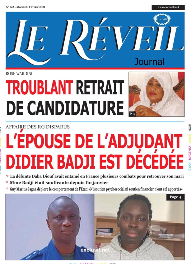 Le Réveil Quotidien du Mardi 20 février 2024