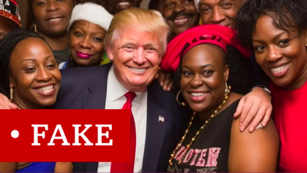 Etats Unis : Les partisans de Donald Trump ciblent les électeurs noirs avec de fausses images