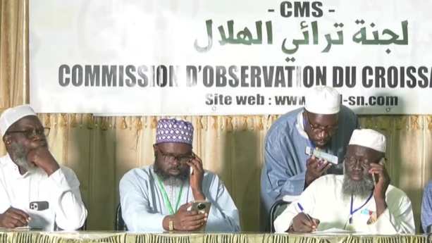 Ramadan : La lune a été aperçue au Sénégal, annonce la Cms Ramadan : La lune a été aperçue au Sénégal, annonce la Cms