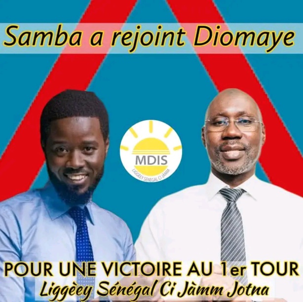 Candidat recalé : Samba Ndiaye rejoint la coalition Diomaye Président Candidat recalé : Samba Ndiaye rejoint la coalition Diomaye Président