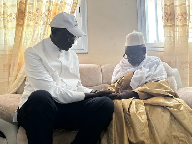 Fatick : Amadou BA  reçu par Samba Thimbo, oncle de Macky