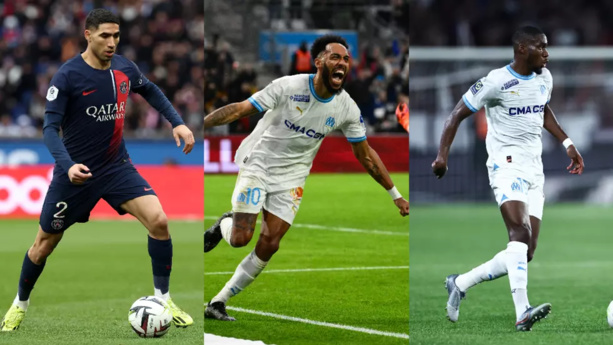 ​LIGUE 1 : Hakimi, Aubameyang et Kondogbia, le trio des Africains les mieux payés