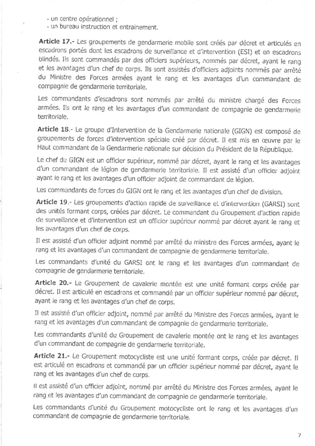 Nouveau décret : Macky Sall réorganise la gendarmerie en l’intégrant complètement dans l’armée Nouveau décret : Macky Sall réorganise la gendarmerie en l’intégrant complètement dans l’armée