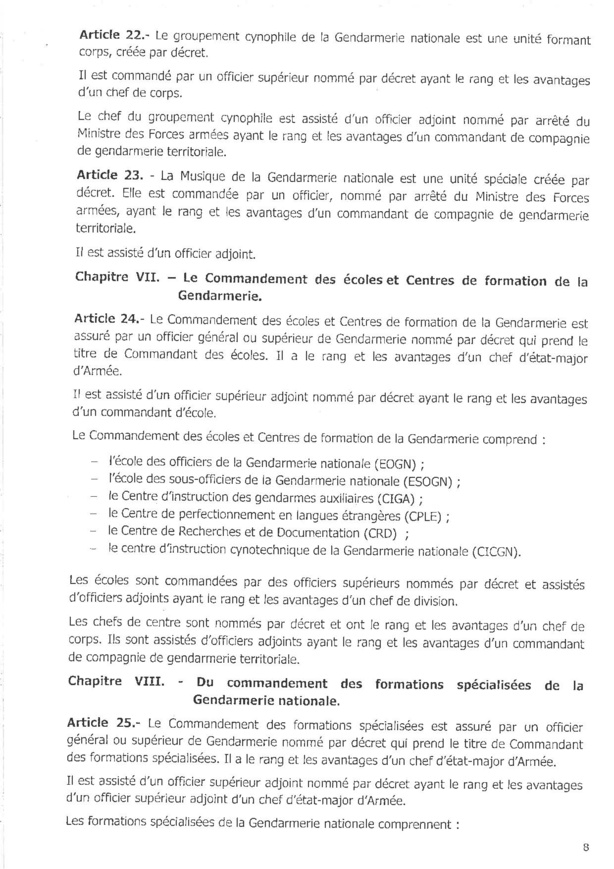 Nouveau décret : Macky Sall réorganise la gendarmerie en l’intégrant complètement dans l’armée Nouveau décret : Macky Sall réorganise la gendarmerie en l’intégrant complètement dans l’armée