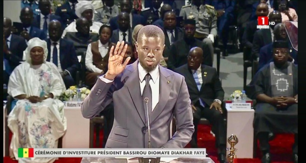 Diomaye : «Je jure de remplir fidèlement la charge de Président de la République du Sénégal,  »