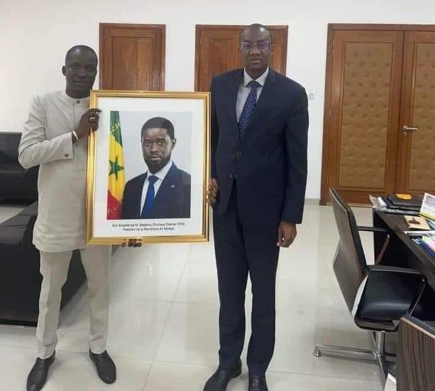 Voici le portrait officiel du Président de la république Bassirou Diomaye Diakhar Faye
