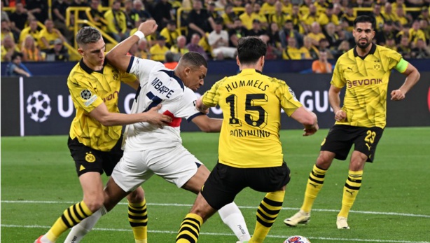 Ligue des champions : Le Paris Saint-Germain a été battu 1 à 0 sur le terrain du Borussia Dortmund Ligue des champions : Le Paris Saint-Germain a été battu 1 à 0 sur le terrain du Borussia Dortmund