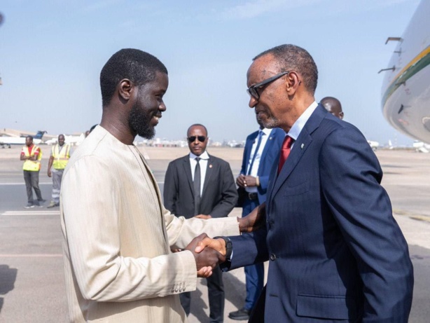 Le Président rwandais Paul Kagame entame une visite de travail de 48 heures au Sénégal Le Président rwandais Paul Kagame entame une visite de travail de 48 heures au Sénégal