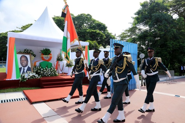 Hommage national à Henri Konan Bédié : une cérémonie émouvante en Côte d'Ivoire