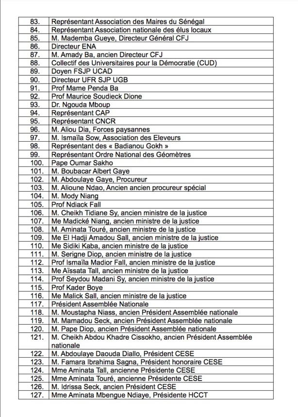 Assises de la Justice : Découvrez les 263 participants. Qui Sont-ils ? Assises de la Justice : Découvrez les 263 participants. Qui Sont-ils ?
