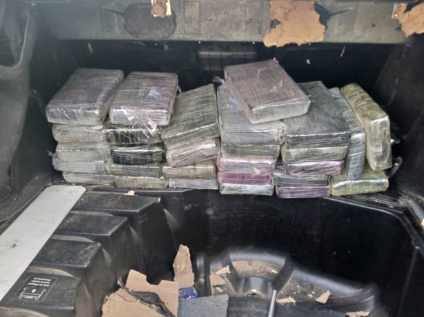 Nouvelle Saisie : 33 Kilogrammes de cocaïne interceptés par les Douanes à Ngouloul Nouvelle Saisie : 33 Kilogrammes de cocaïne interceptés par les Douanes à Ngouloul