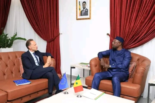 Primature : Sonko reçoit Jean Marc Pisani, l'ambassadeur de l'Union Européenne Primature : Sonko reçoit Jean Marc Pisani, l'ambassadeur de l'Union Européenne