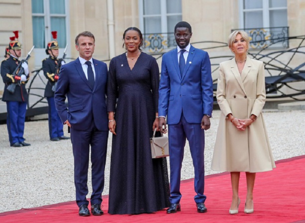 JO 2024 : Diomaye Faye et son épouse reçus à l'Élysée JO 2024 : Diomaye Faye et son épouse reçus à l'Élysée