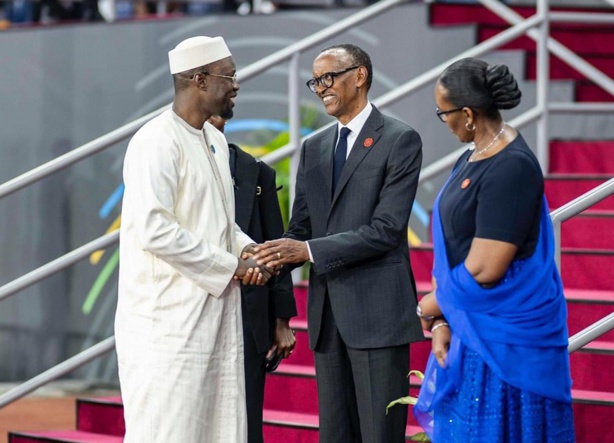 Rwanda : Kagame et Ousmane Sonko échangent après la cérémonie