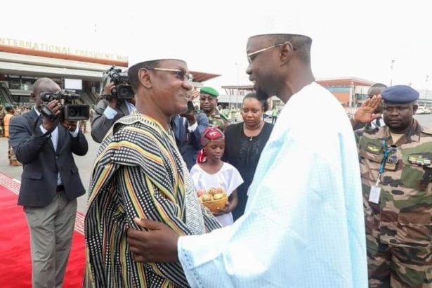 Le Premier Ministre Ousmane Sonko est arrivé à Bamako