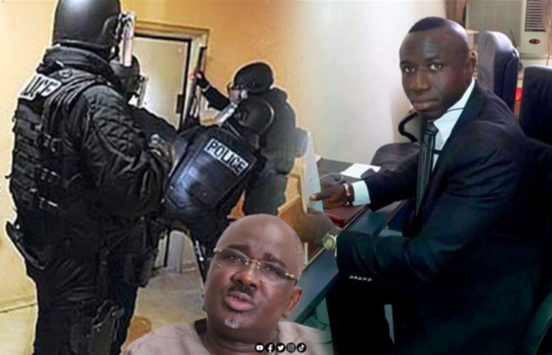 Perquisition : la DIC conduit Jérôme Bandiaky dans une maison de Farba Ngom Perquisition : la DIC conduit Jérôme Bandiaky dans une maison de Farba Ngom