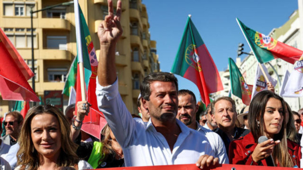Portugal : le parti Chega manifeste contre l’immigration à Lisbonne Portugal : le parti Chega manifeste contre l’immigration à Lisbonne