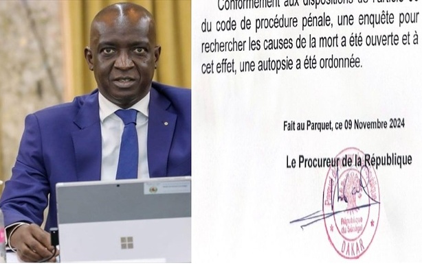 Décès du ministre Mamadou Moustapha Ba : Le procureur ordonne une autopsie Décès du ministre Mamadou Moustapha Ba : Le procureur ordonne une autopsie