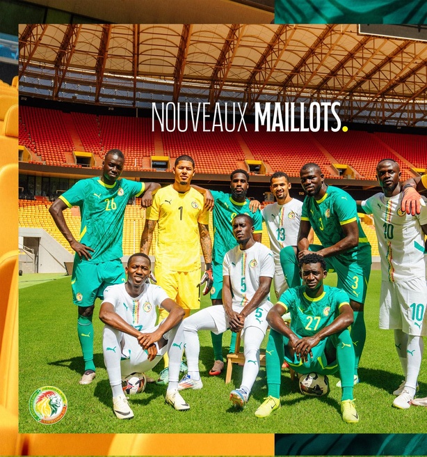 CAN 2025 : La FSF présente les maillots officiels des Lions du Sénégal CAN 2025 : La FSF présente les maillots officiels des Lions du Sénégal
