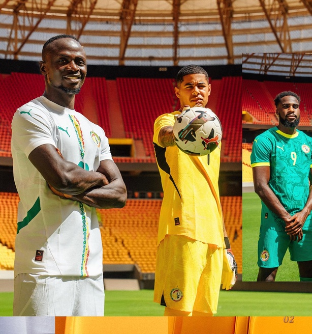 CAN 2025 : La FSF présente les maillots officiels des Lions du Sénégal CAN 2025 : La FSF présente les maillots officiels des Lions du Sénégal