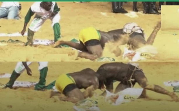 LUTTE : Siteu tombe face à Modou Lô, mais conteste une chute non validée LUTTE : Siteu tombe face à Modou Lô, mais conteste une chute non validée