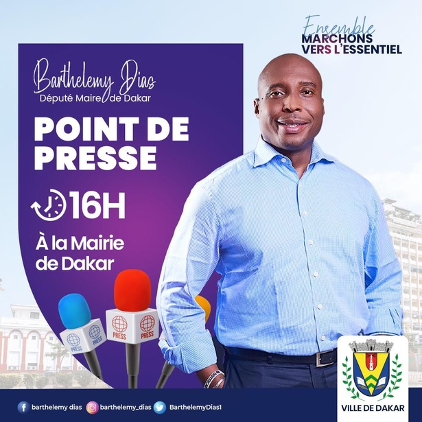 Affaire Ndiaga Diouf : Le maire de Dakar, Barthélémy Dias prendra la parole cet après midi Affaire Ndiaga Diouf : Le maire de Dakar, Barthélémy Dias prendra la parole cet après midi