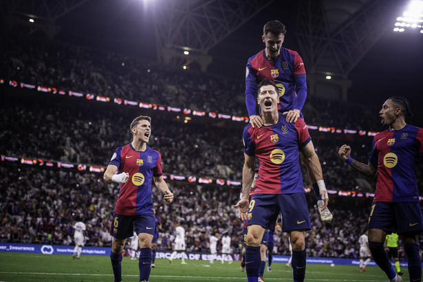 Supercoupe d’Espagne : Un Barça impérial écrase le Real Madrid 5-2 à Djeddah Supercoupe d’Espagne : Un Barça impérial écrase le Real Madrid 5-2 à Djeddah
