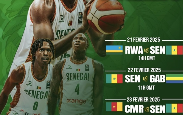 FIBA AfroBasket 2025 : Trois matchs décisifs pour le Sénégal à Rabat FIBA AfroBasket 2025 : Trois matchs décisifs pour le Sénégal à Rabat