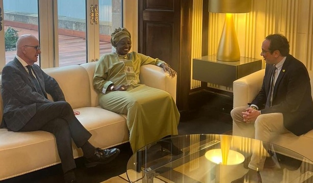 Espagne : Aminata Touré a rencontré le Président du Parlement de Catalogne  Espagne : Aminata Touré a rencontré le Président du Parlement de Catalogne