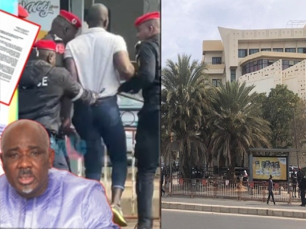 Pôle Judiciaire Financier: les partisans de Farba Ngom dispersés par la police (vidéo) Pôle Judiciaire Financier: les partisans de Farba Ngom dispersés par la police (vidéo)