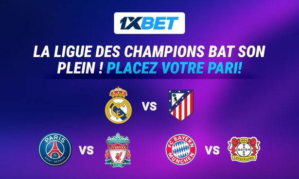 Pariez sur les chocs enflammés des 1/8 de finale de la Ligue des champions ! Pariez sur les chocs enflammés des 1/8 de finale de la Ligue des champions !