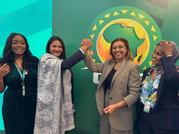 CAF : Bestine Kazadi s’engage pour les femmes et le football en Afrique CAF : Bestine Kazadi s’engage pour les femmes et le football en Afrique