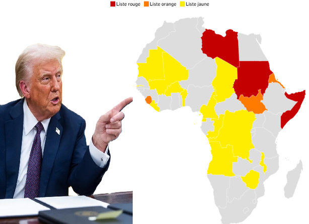 Afrique : Les États-Unis envisagent de limiter les visas à 21 pays Afrique : Les États-Unis envisagent de limiter les visas à 21 pays